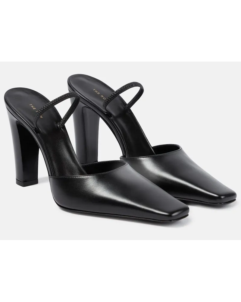 The Row Slingback-Pumps aus Leder Schwarz