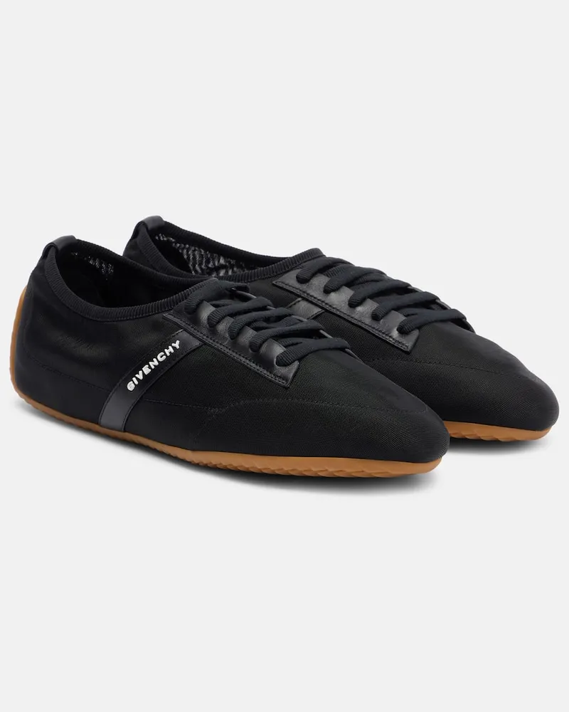 Givenchy Sneakers Slim mit Leder Schwarz