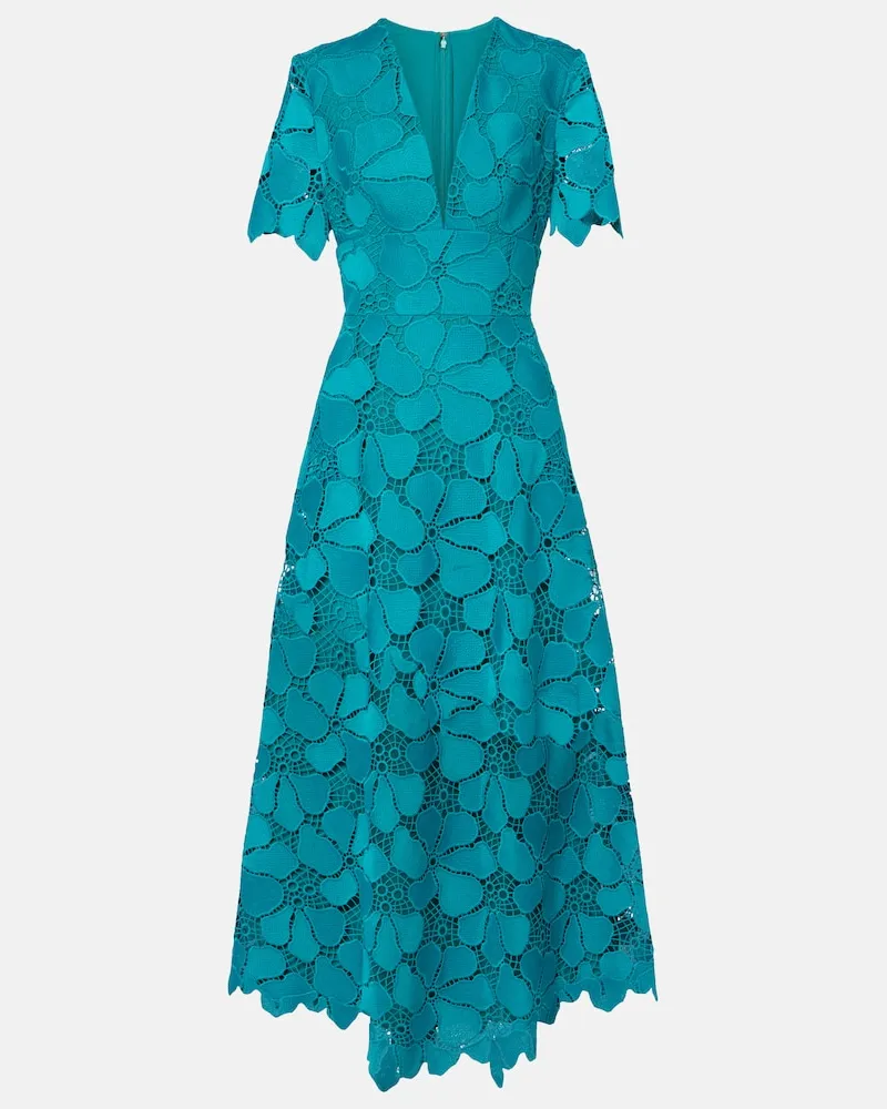 Elie Saab Maxikleid Blau