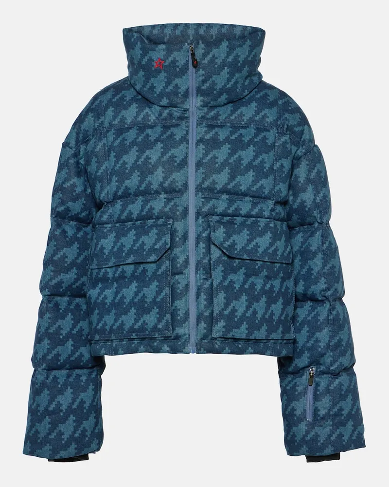 Perfect Moment X DL1961 Skijacke Nevada aus Denim Blau