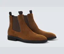 Chelsea Boots aus Veloursleder