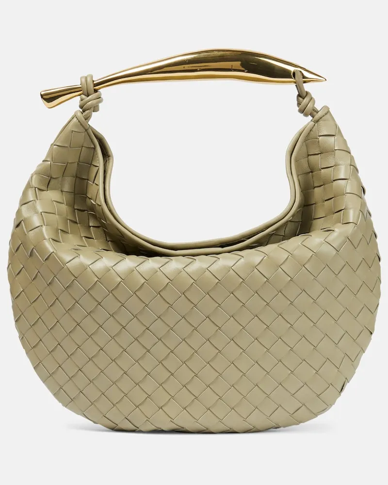 Bottega Veneta Tote Bag Sardine Large aus Leder Neutral