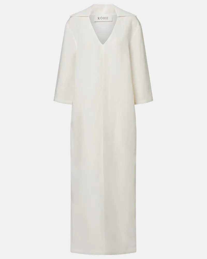 Róhe Róhe Kaftan aus Jersey Weiß