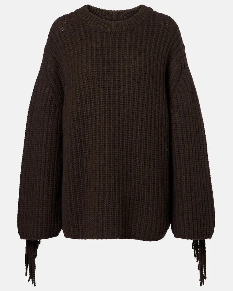 Lisa Yang Oversize-Pullover Hilma aus Kaschmir Braun