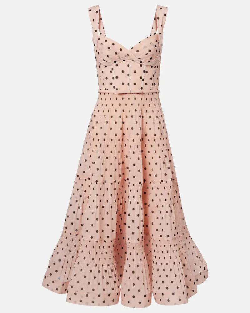 Zimmermann Bustier-Kleid Rosa