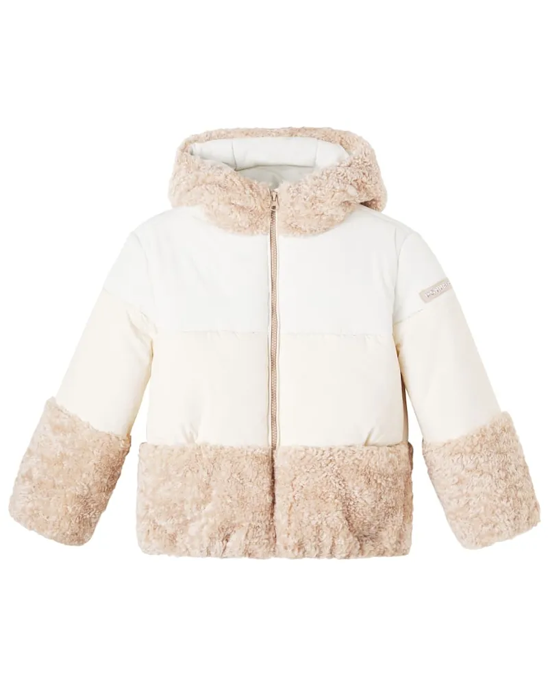 Monnalisa Wattierte Jacke Weiß