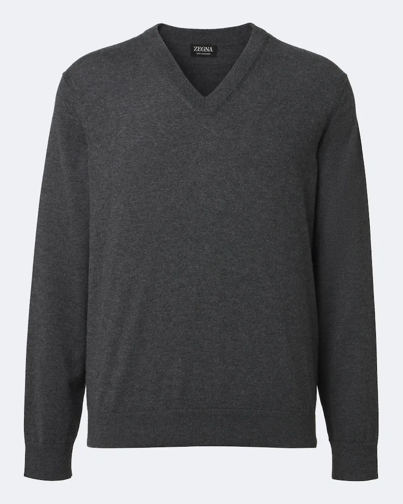 Ermenegildo Zegna Pullover aus Kaschmir Grau