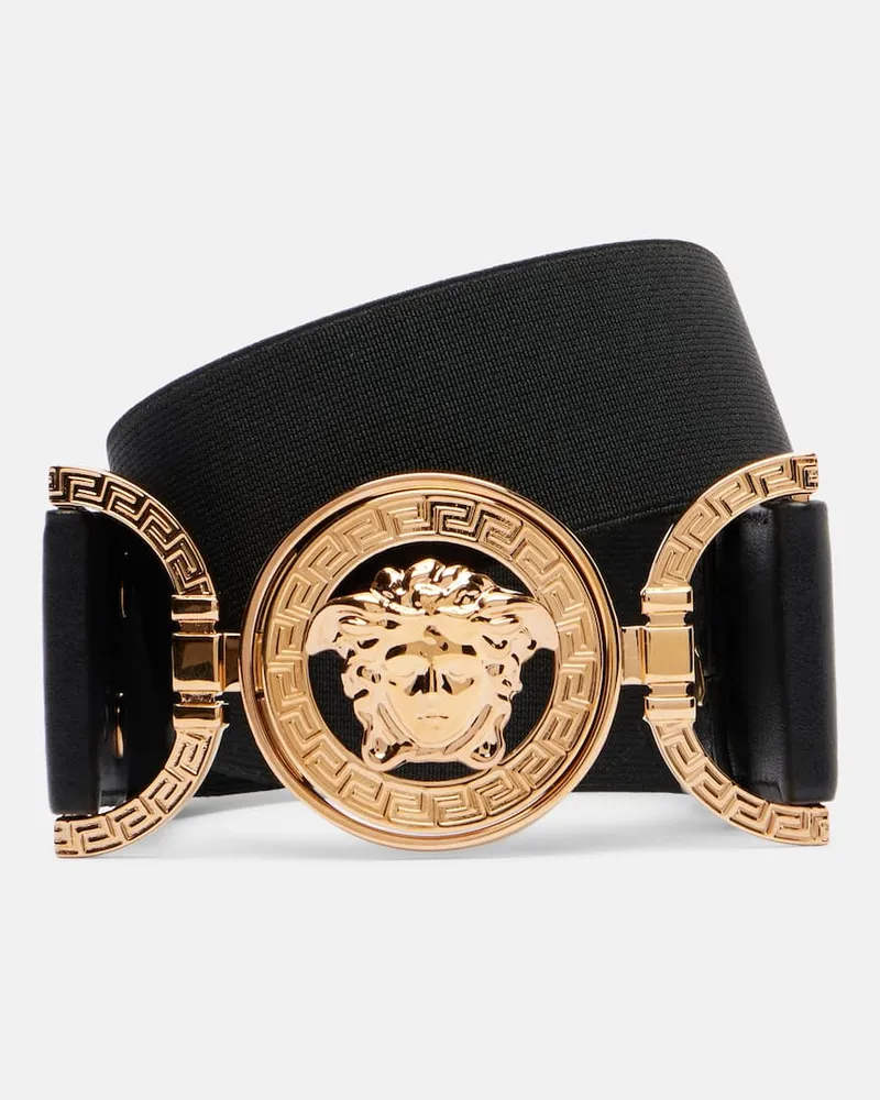 Versace Gürtel Medusa '95 mit Leder Schwarz