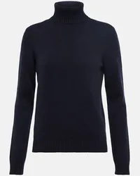 Loro Piana Rollkragenpullover aus Kaschmir Blau