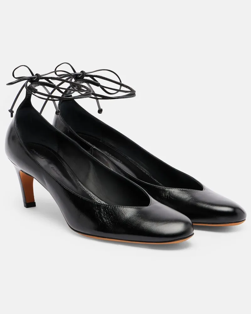 Proenza Schouler Pumps Uma 60 aus Leder Schwarz