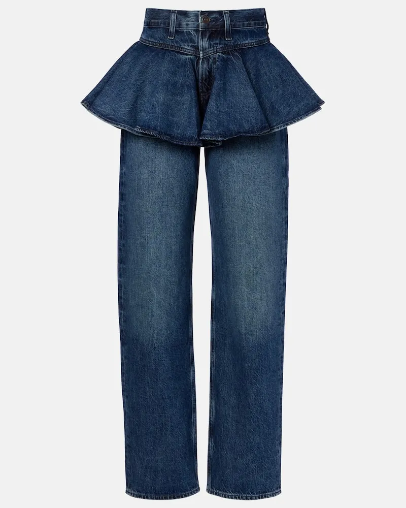 AGOLDE Straight Jeans Blau