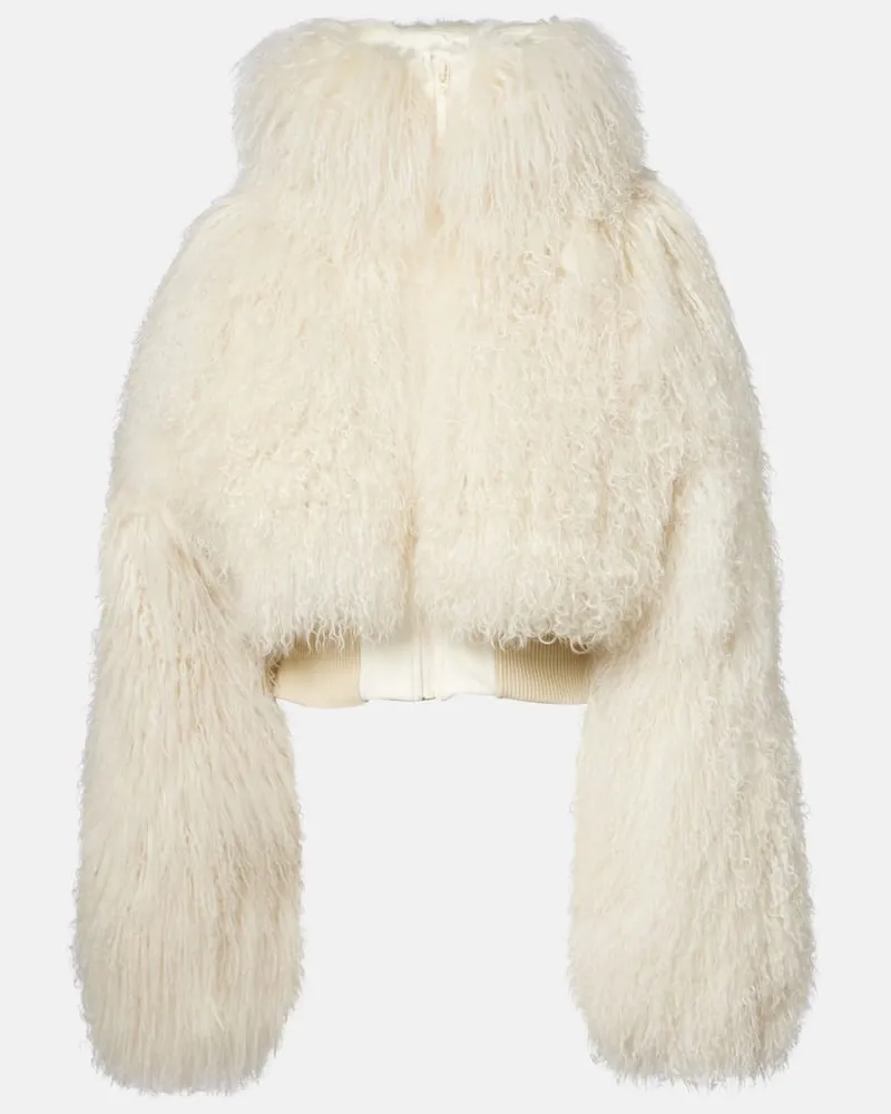 CORDOVA Jacke Nozawa aus Shearling Weiß