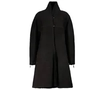 Mantel Abazoe aus Leder und Shearling
