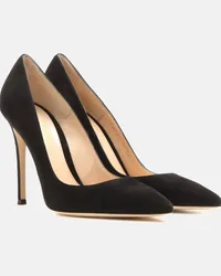 Gianvito Rossi Pumps Gianvito 105 aus Veloursleder Schwarz