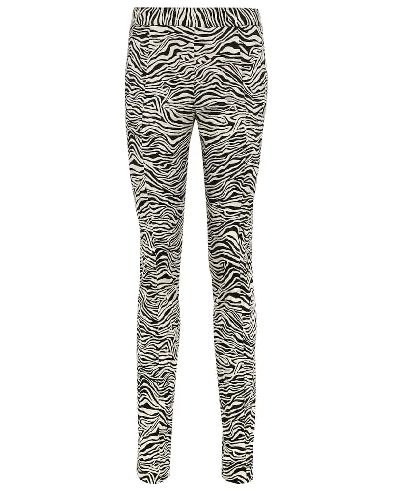 Proenza Schouler Skinny-Hose aus Jacquard Multicolor