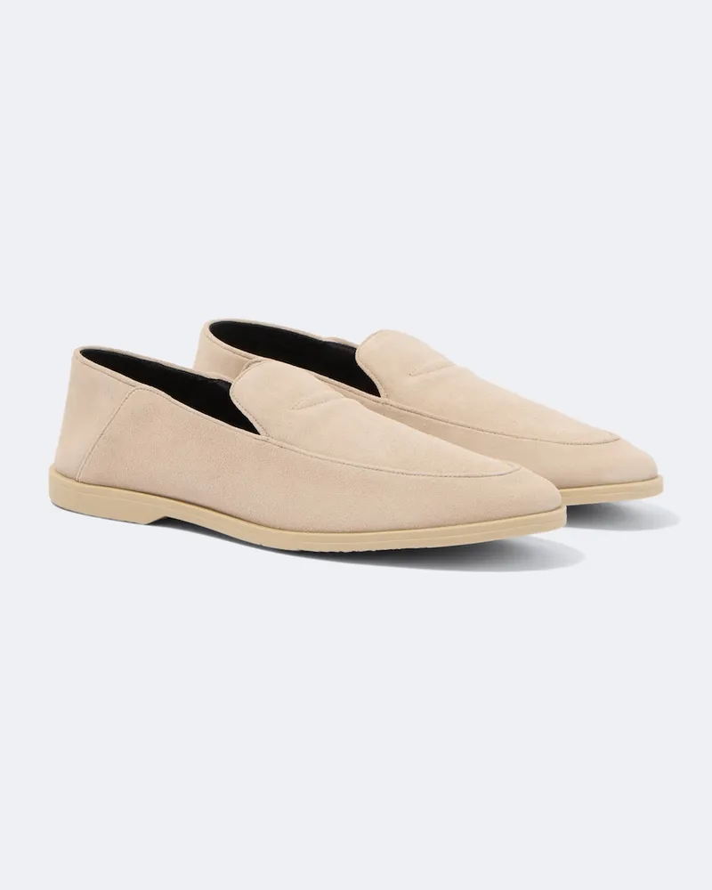 George Cleverley Loafers Mayfair aus Veloursleder Beige
