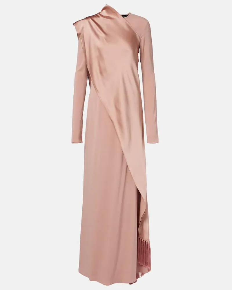 Taller Marmo Robe Mounia aus Crêpe Cady Pink