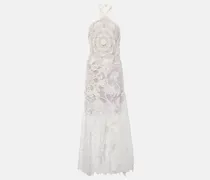 Gehäkeltes Abendkleid aus Guipure-Spitze