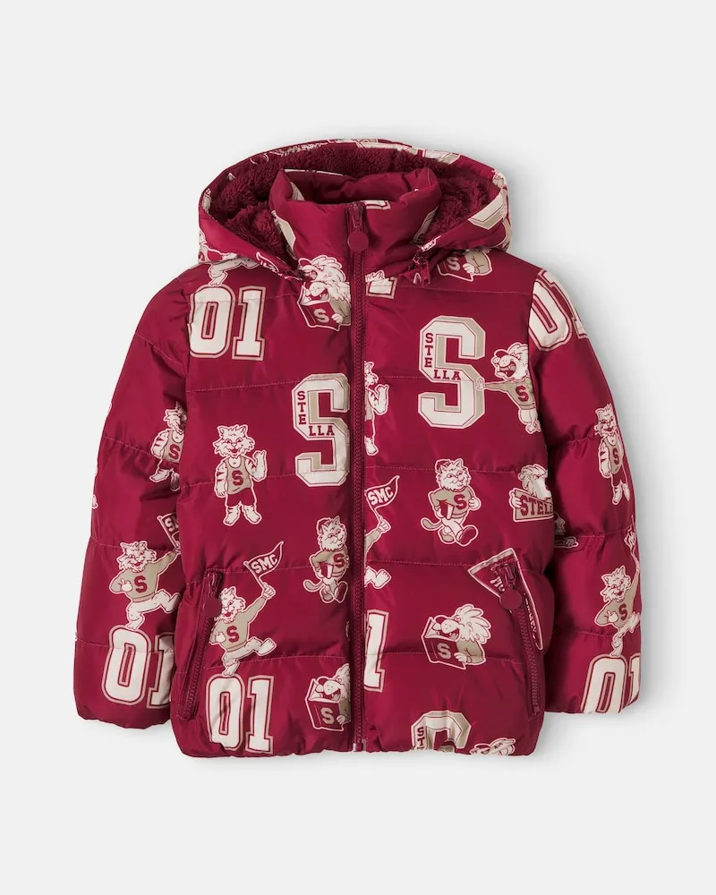 Stella McCartney Kids Wattierte Jacke Rot