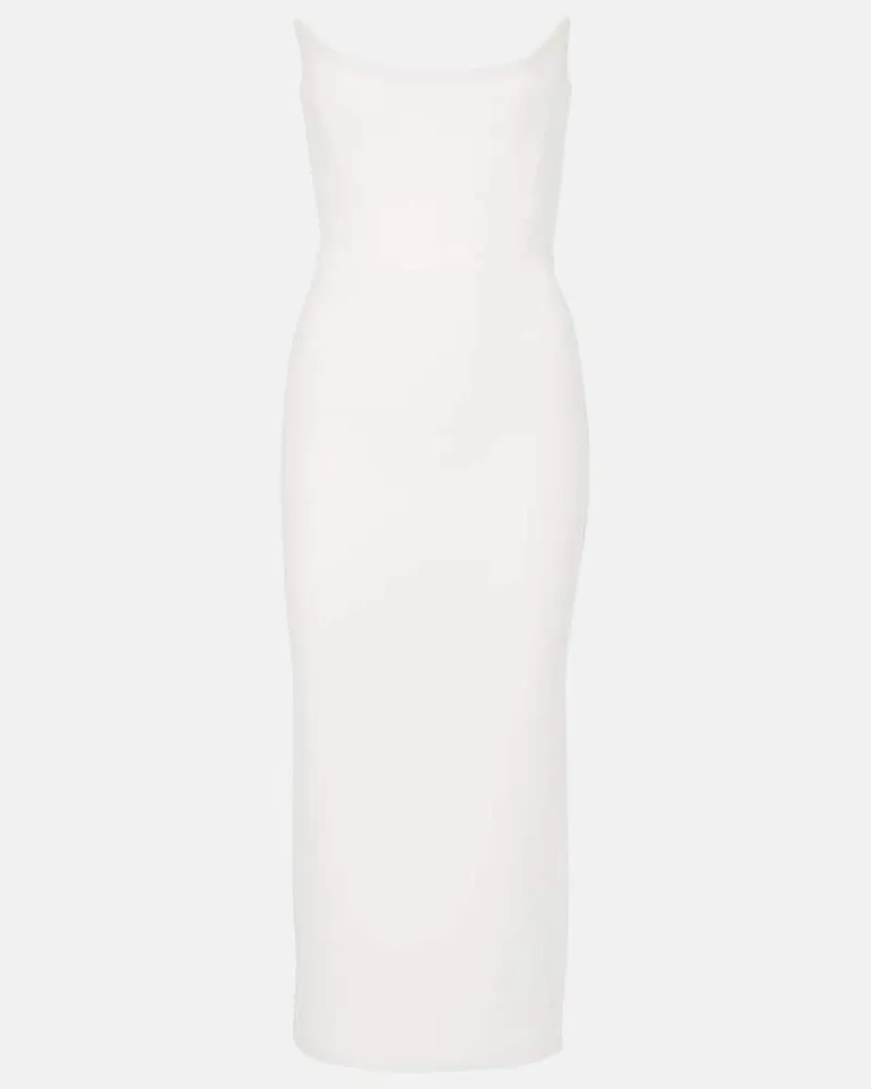 Alex Perry Bridal Midikleid Weiß