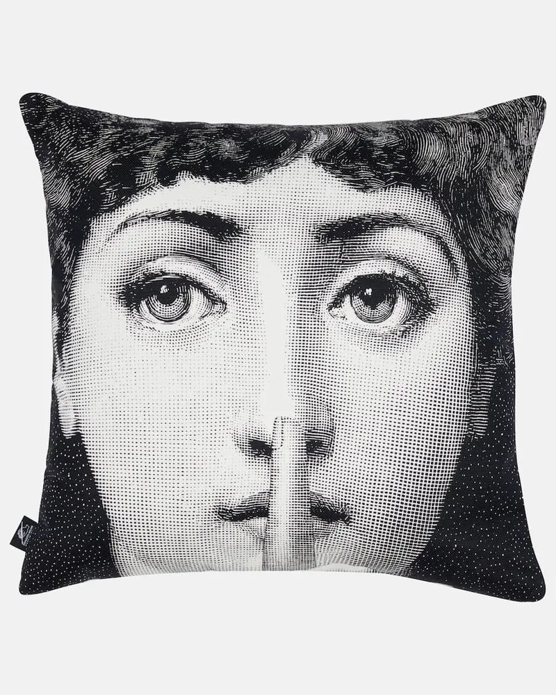 Fornasetti Kissen Tema e Variazioni Silenzio Multicolor