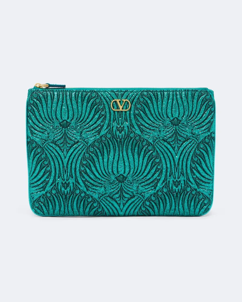 Valentino Garavani Etui VLogo Small Blau