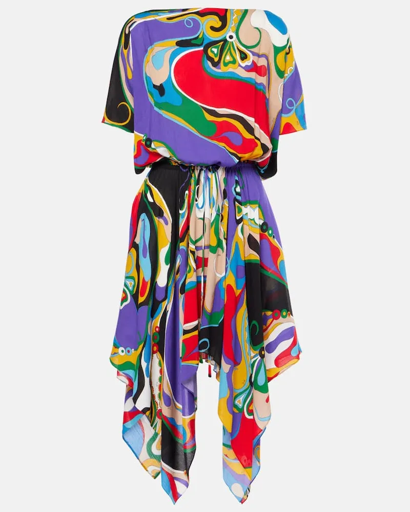 Emilio Pucci Minikleid Orchidee Multicolor
