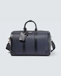 Gucci Weekender Ophidia GG Small aus Canvas Grau