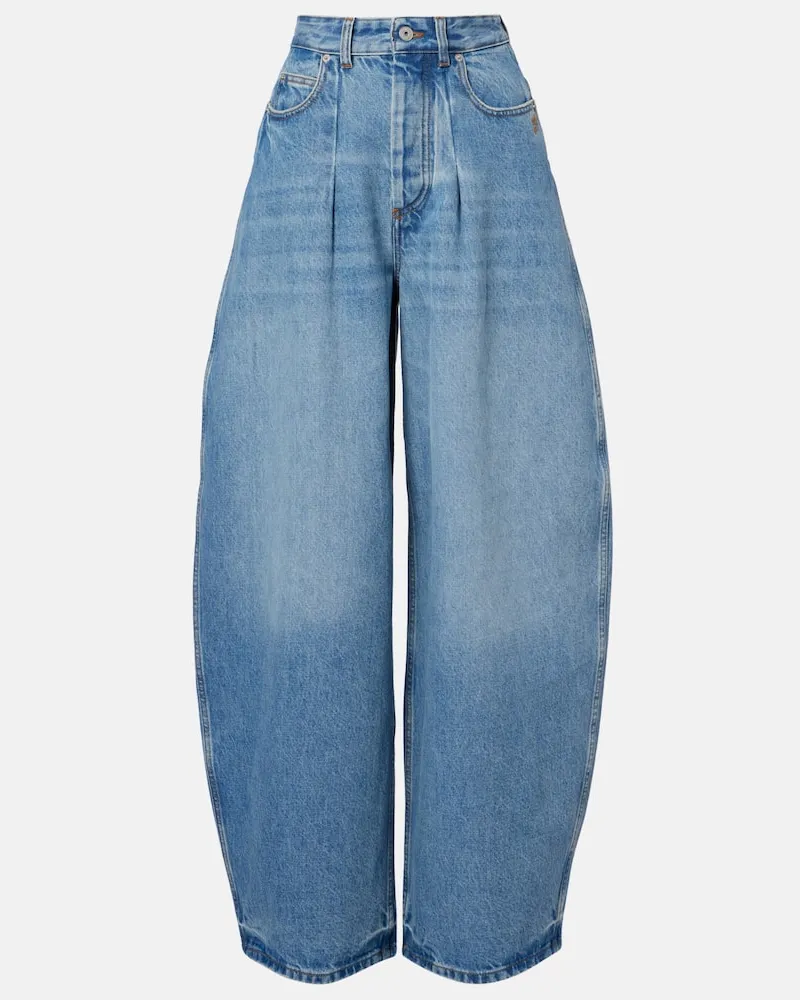 Jacquemus Barrel Jeans Blau