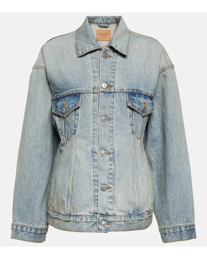 Balenciaga Jeansjacke Blau