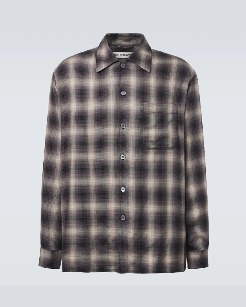 Our Legacy Hemd Every aus Flanell Braun