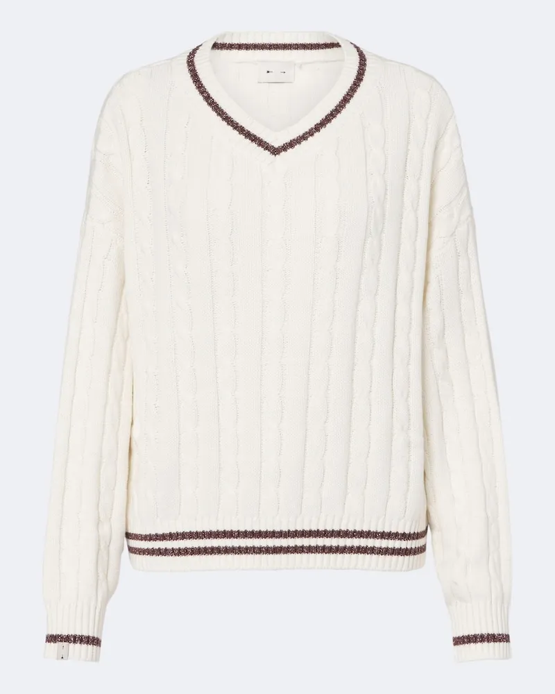 The Upside Pullover Millie aus Baumwolle Weiß
