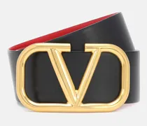 Wendbarer Gürtel VLogo Signature aus Leder
