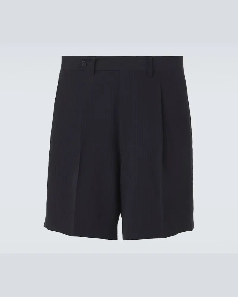 Stoffa Stòffa Shorts aus Wolle Blau