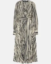 Proenza Schouler Midikleid Carol aus Chiffon Nude