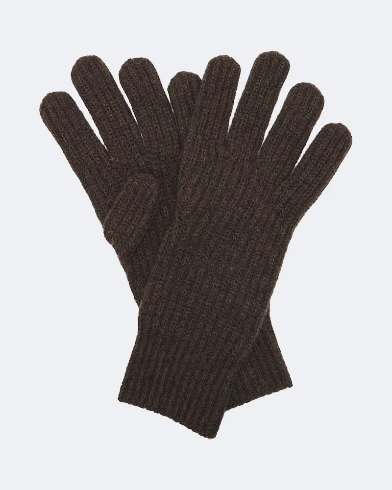 The Row Handschuhe Qamar aus Wolle Braun