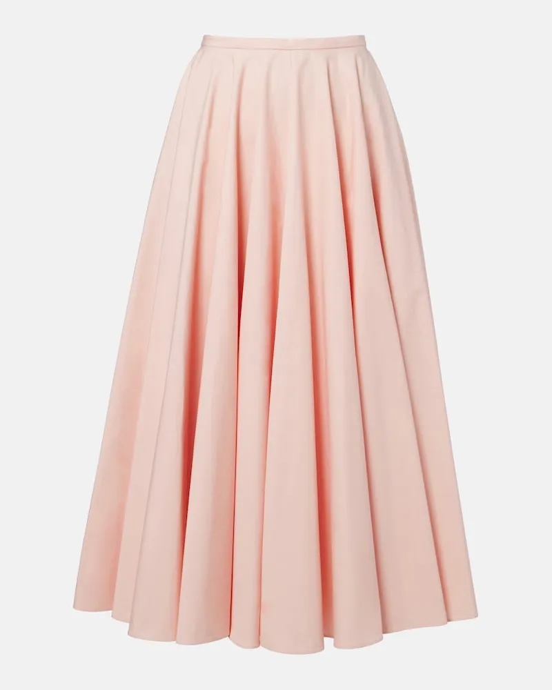 Givenchy Midirock aus Baumwolle Rosa