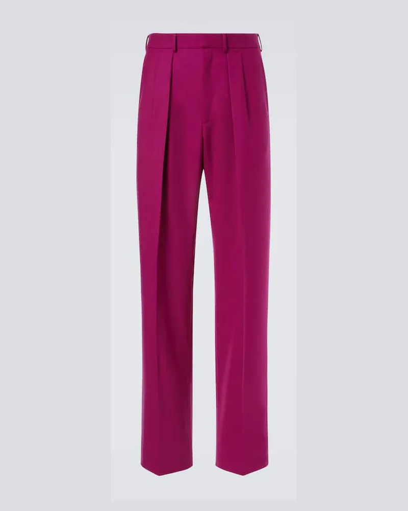 Tom Ford Anzughose aus Woll-Twill Rosa