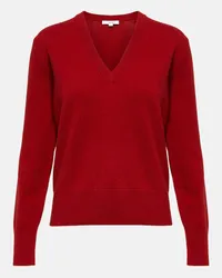 Vince Pullover aus Wolle und Kaschmir Rot