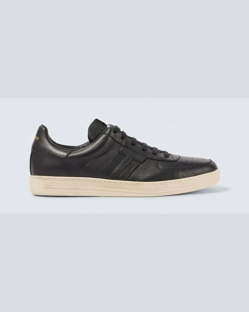 Tom Ford Sneakers Radcliffe aus Leder Schwarz