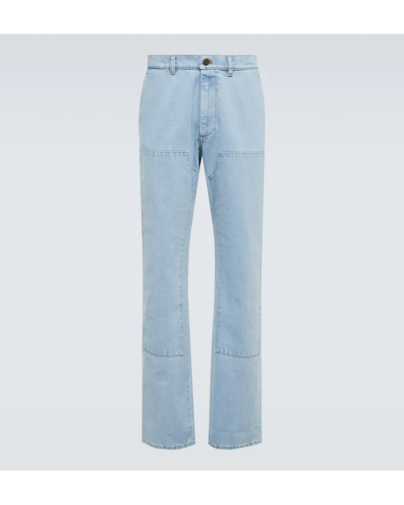 Winnie NYC Straight Jeans Blau