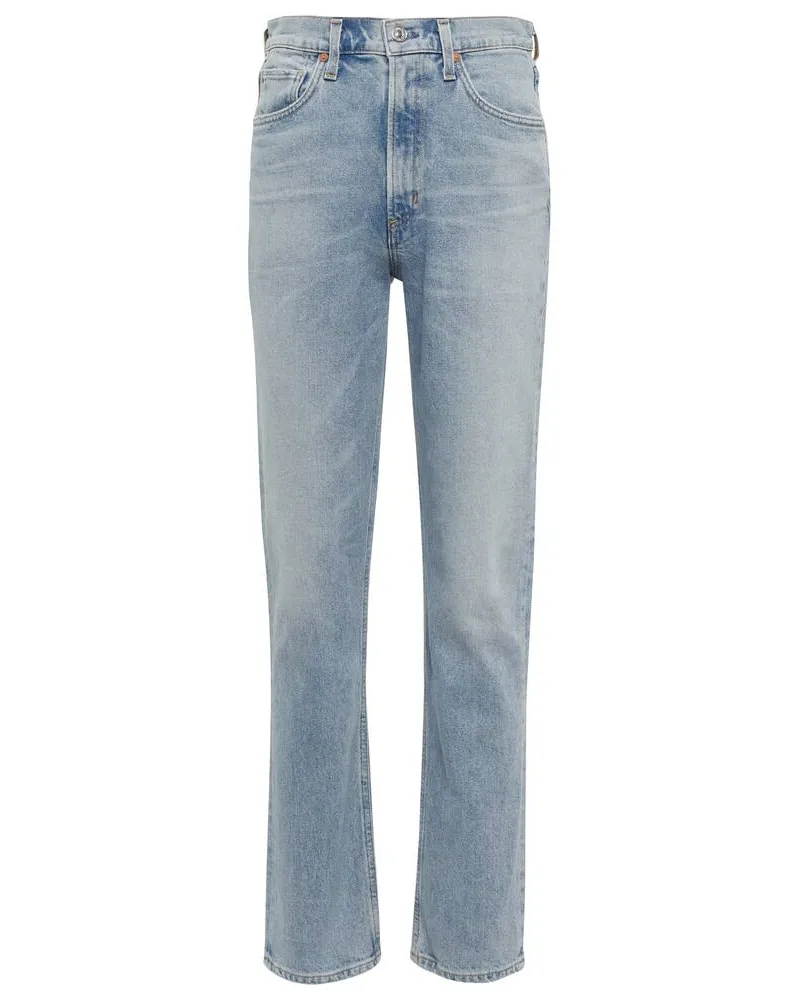 Citizens of humanity High-Rise Straight Jeans Daphne Blau