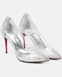 Christian Louboutin Verzierte Pumps Degrastrass Silber