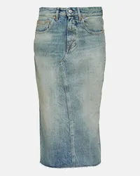 Maison Margiela Jeansrock Blau