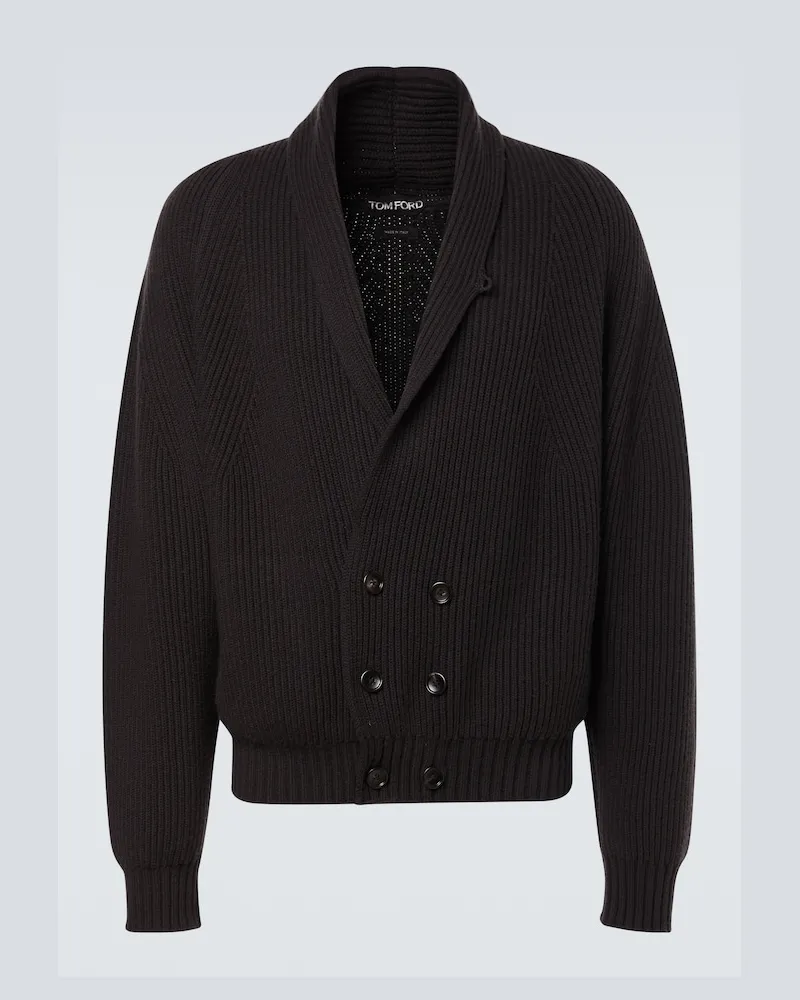 Tom Ford Cardigan aus Kaschmir Grau