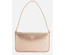 Schultertasche Loubila aus Metallic-Leder