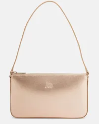 Christian Louboutin Schultertasche Loubila aus Metallic-Leder Metallic