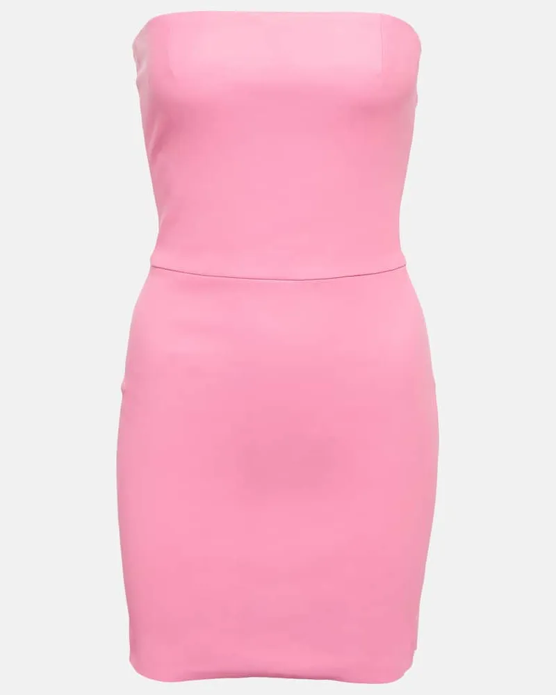 Stouls Minikleid Amina aus Leder Rosa