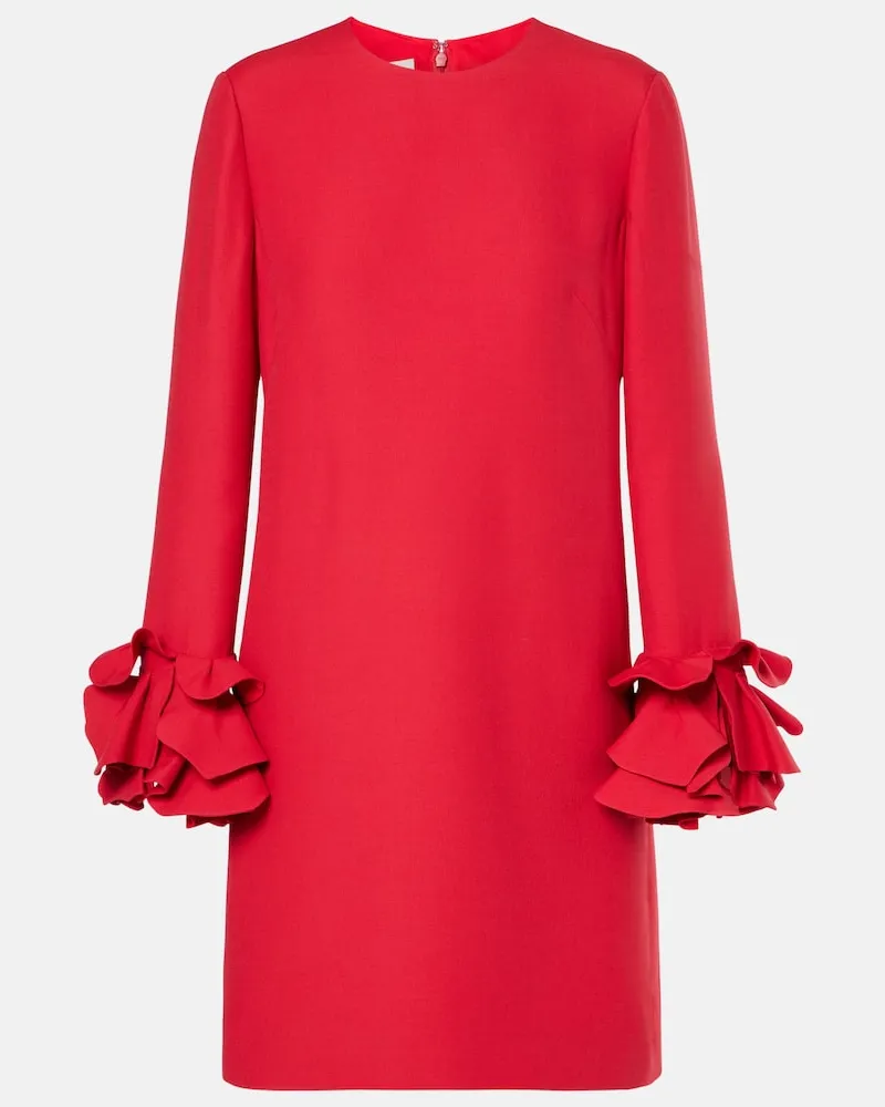 Valentino Garavani Minikleid aus Crepe Couture Rot