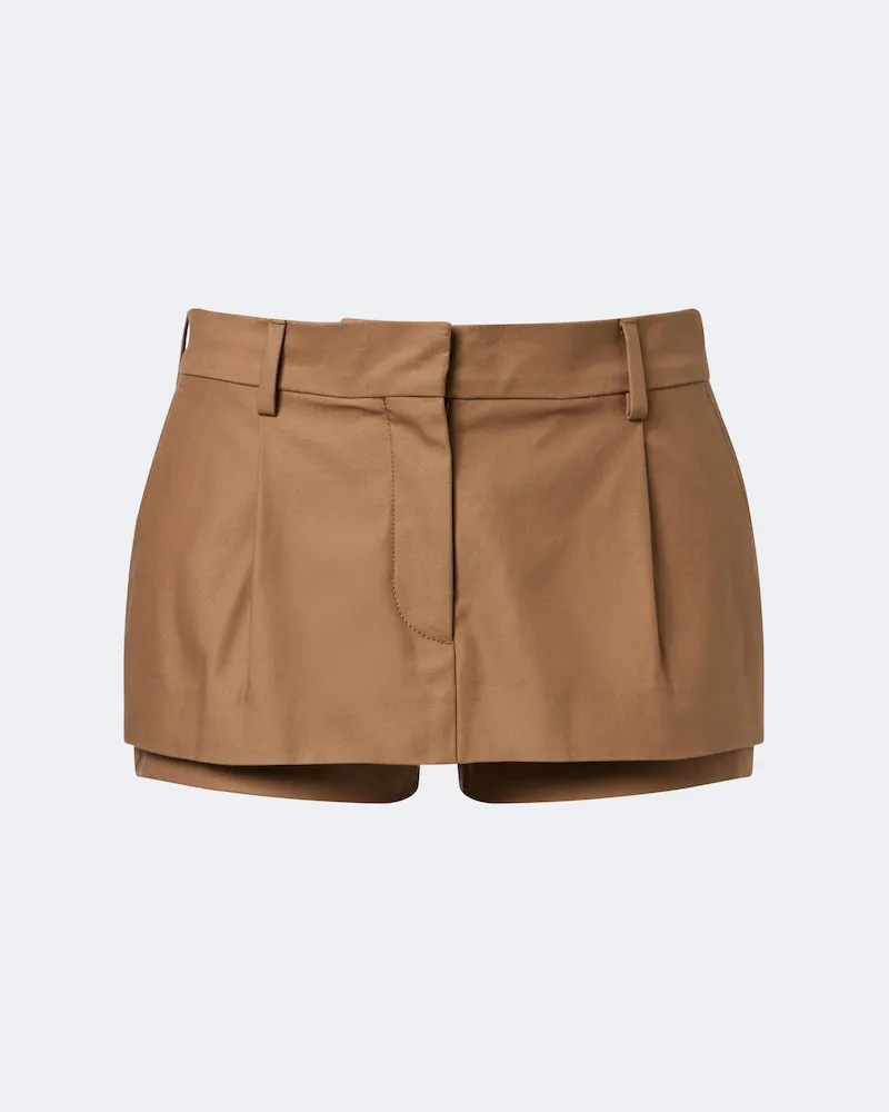 Acne Studios Skort aus Baumwolle Beige